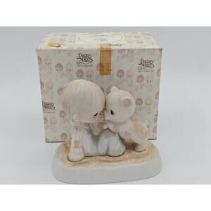 Precious Moments Were In It Together E9259 Enesco 1982 Porcelain Figurine